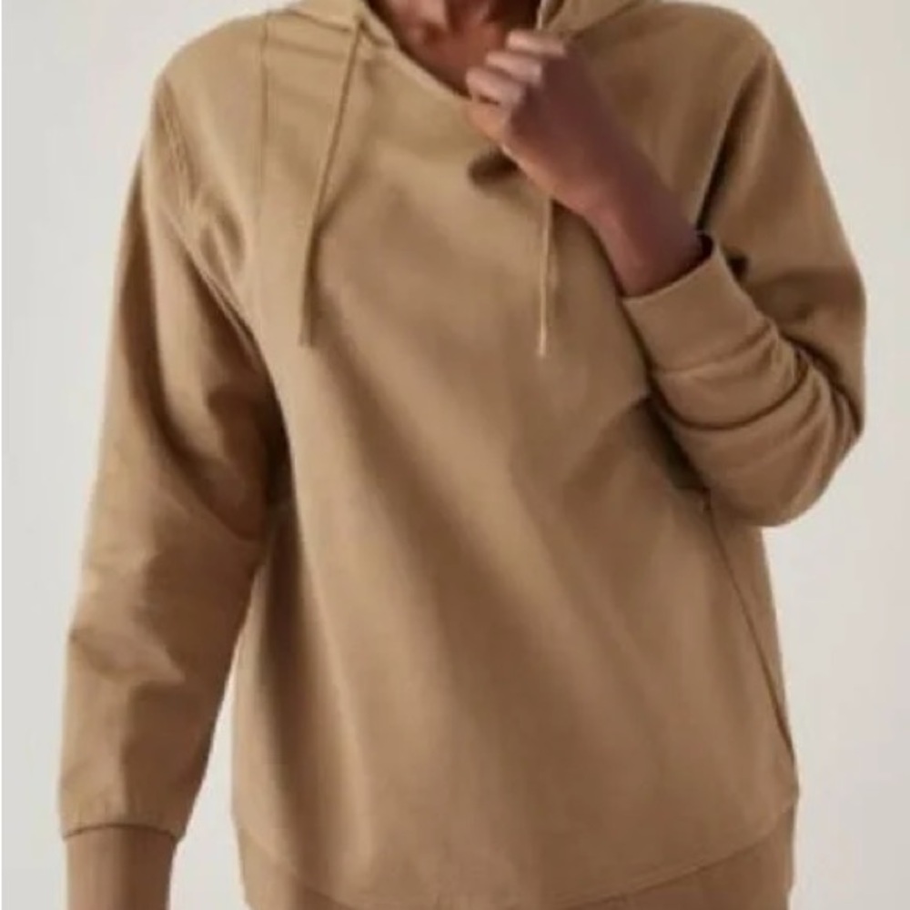 Athleta Tan Hoodie Sweater